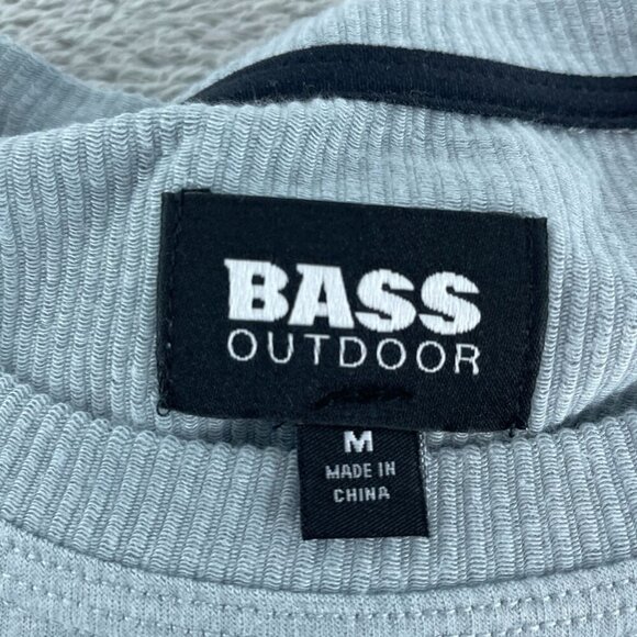 Bass Outdoor Quarry Gray LS Utili-Tee Long Sleeve Shirt M NWT 4707 - Picture 3 of 10